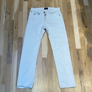 Neuw Men's Light Gray Straight Jeans